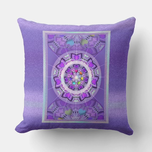 Coussin W2 pourpre (Recto)