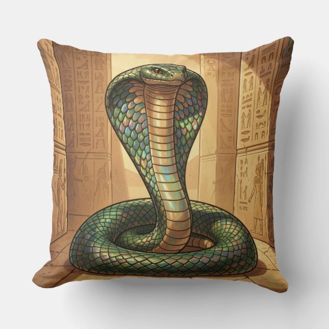 Coussin Wadjet – Ägyptische Schlangengöttin (Recto)