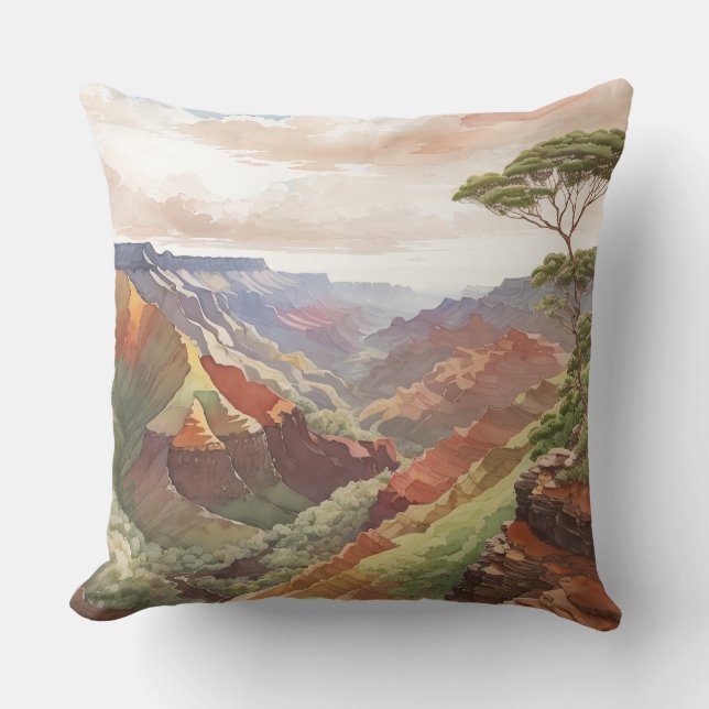 Coussin Waimea Canyon (Recto)