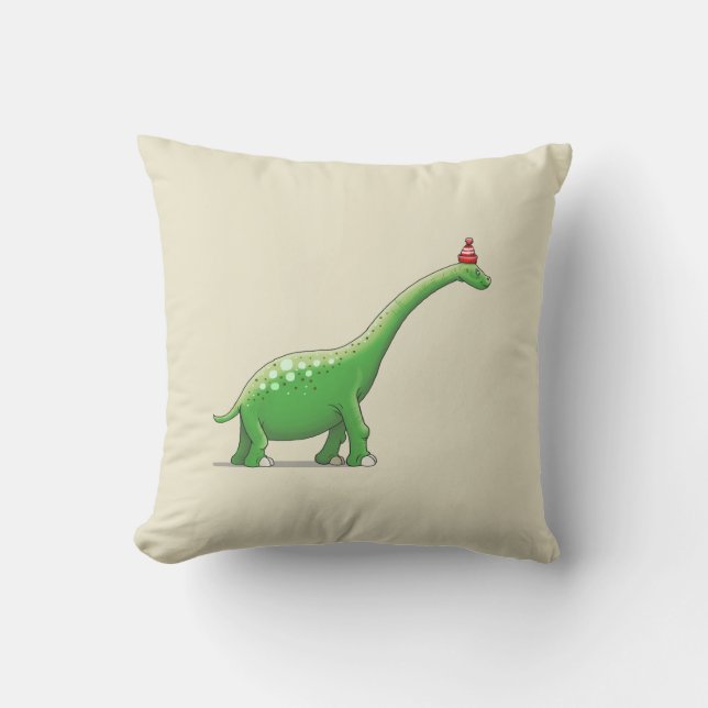 Coussin Walter le Dinosaure (Recto)
