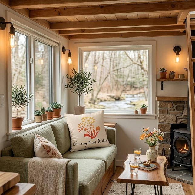 Coussin Warm Floral Growth Cushion (Créateur téléchargé)