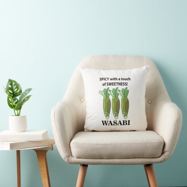 Coussin Wasabi Épicé Avec Une Touche De Douceur Wasabi (Chaise)