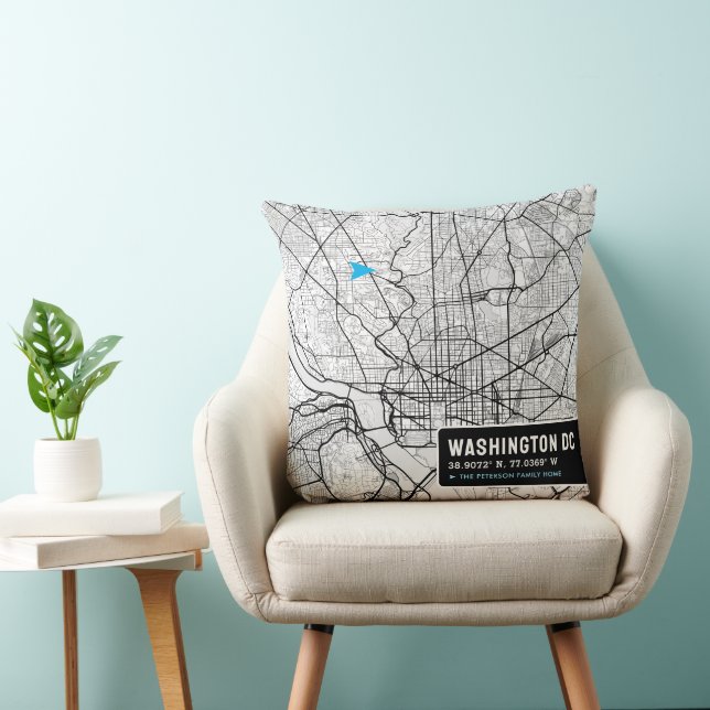Coussin Washington, DC. Emplacement d'accueil | Plan de vi (Chaise)