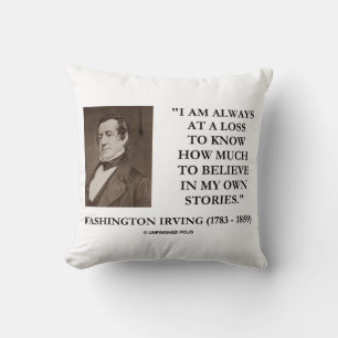 Coussin Washington Irving Toujours Perdu Croire Histoires