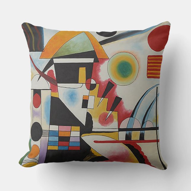 Coussin Wassily Kandinsky-Balancement (Recto)