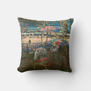 Coussin Wassily Kandinsky Le Couple à Cheval Art Russe