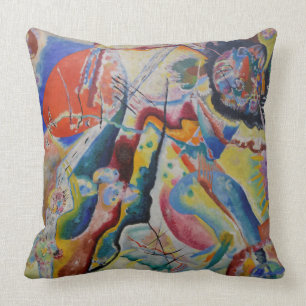 Coussin Wassily Kandinsky, Peinture avec une tache rouge