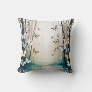 Coussin Watercolor Butterfly 