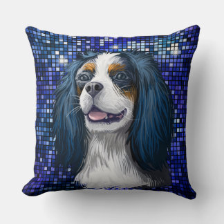 COUSSIN WATERCOLOR CAVALIER KING CHARLES SPANIEL DOG FACE