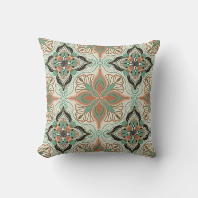 Coussin Watercolor Moroccan (Recto)