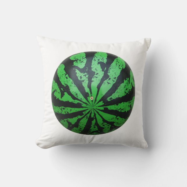 Coussin Watermelon Football / Soccer Ball (Recto)