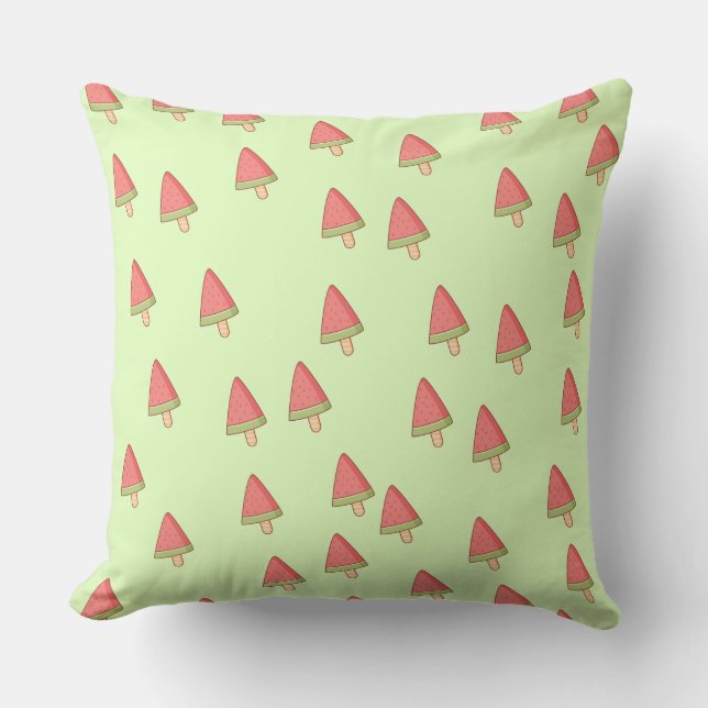 Coussin Watermelon Pop Furry Pillow (Recto)