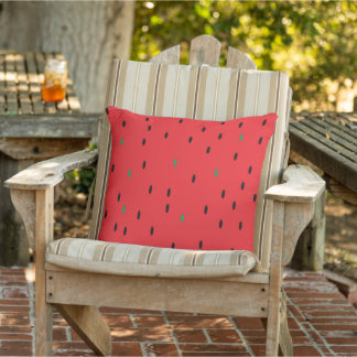 Coussin Watermelon rouge vif Motif