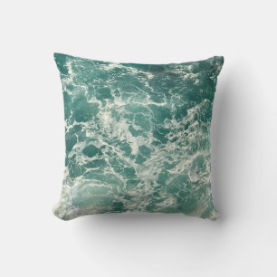 Coussin Waves Blue Green