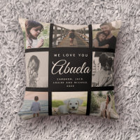We Love You Abuela Mother's Day Photo Collage