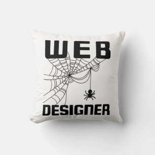 Coussin Web Designer Design Site Web Développeur Spider