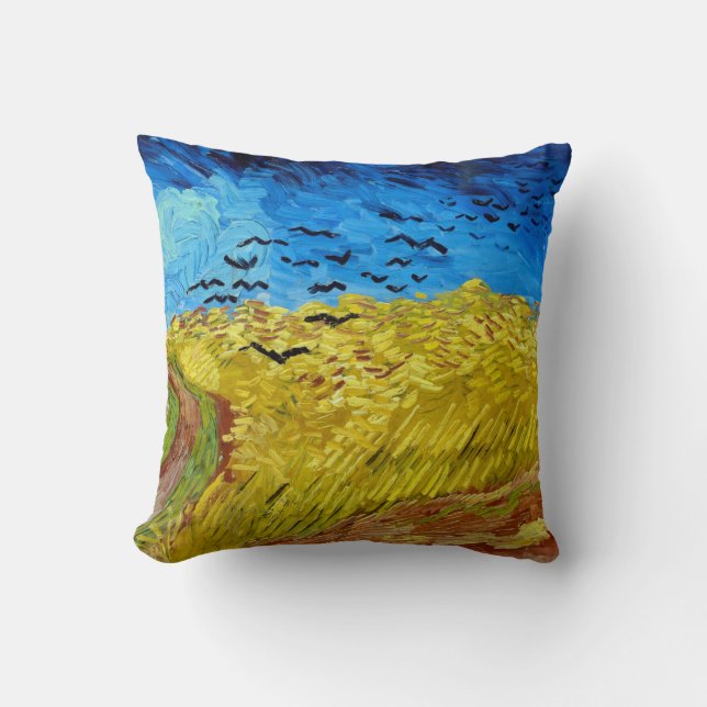 Coussin Wheatfield with Crows, Van Gogh (Recto)