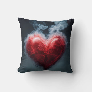 Coussin Whimsical heart of smoke pillow - Dreamy comfort