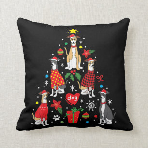 Coussin Whippet Christmas Orament Tree Funny Dog Maman pap