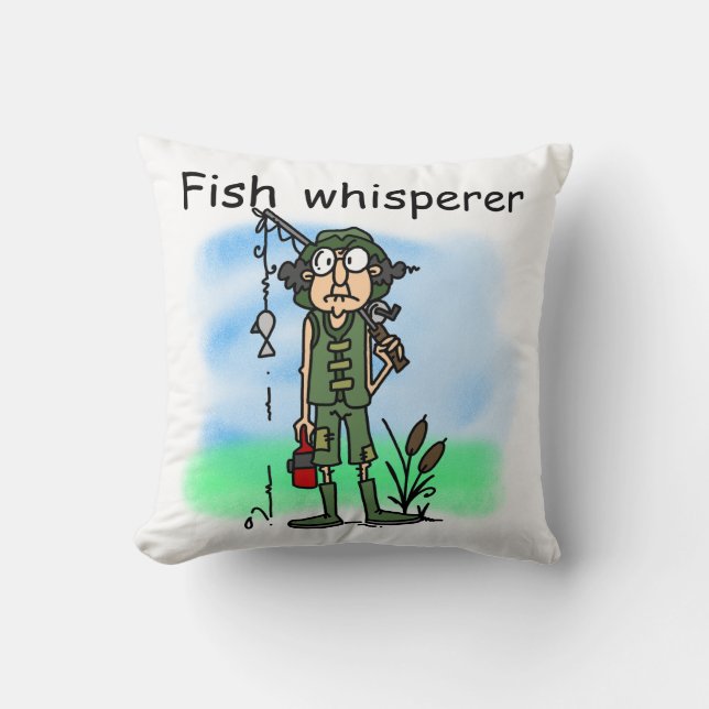 Coussin Whisperer de poissons (Recto)