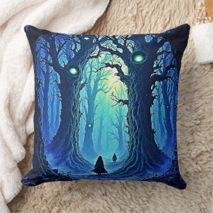 Coussin Whispering Woods Imaginaire foncé