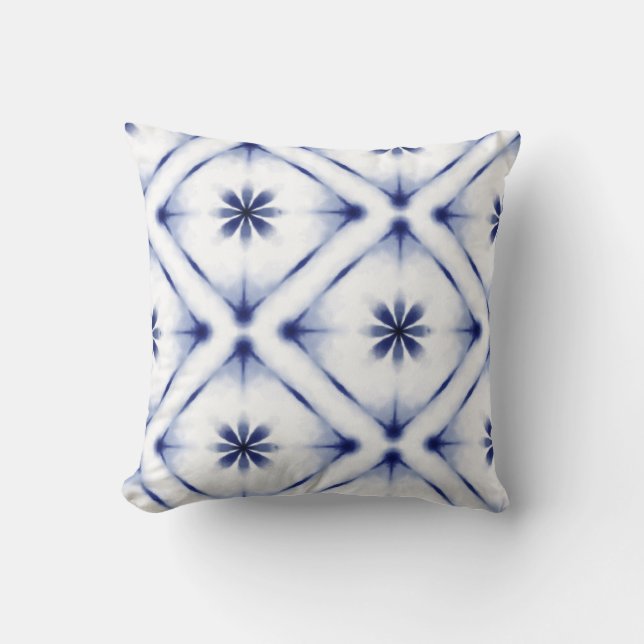 Coussin White colourful pillow design  (Recto)