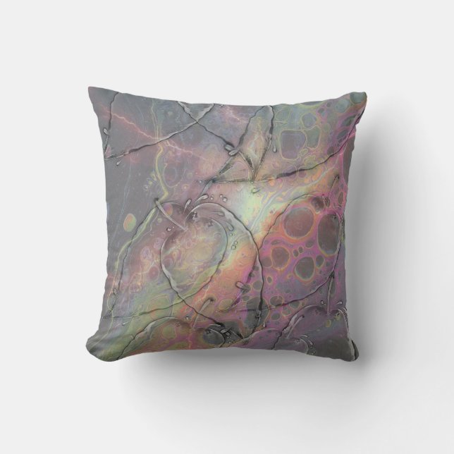 Coussin Wild Glass leaves art (Recto)