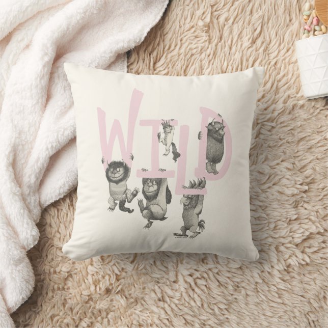 Coussin WILD | Wild Things et Max - Rose (Couverture)