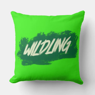 Coussin Wildling Brushstroke Throw Pillow