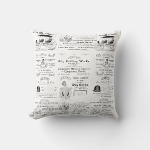 Coussin Wilkes-Barre Pennsylvania Annonce 1890