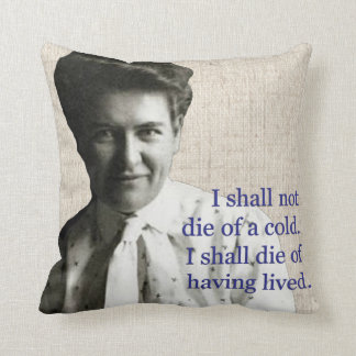 Coussin Willa Cather - histoire