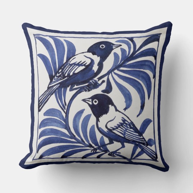 Coussin William De Morgan Birds (Recto)