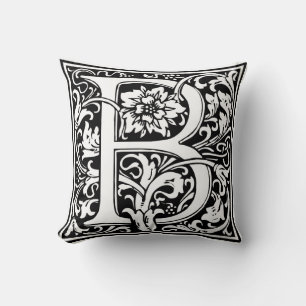 Coussin William Morris Alphabet "B"
