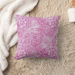Coussin William Morris - Art nouveau Pink Marigold