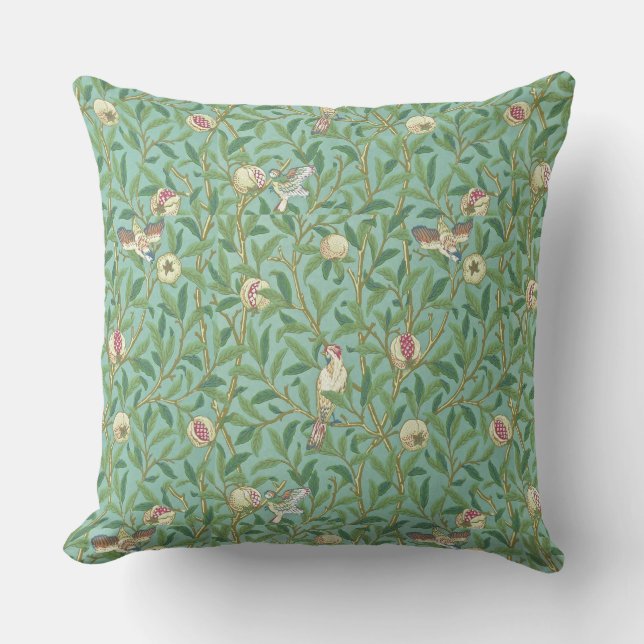 Coussin William Morris "Bird & Pomegranate" 3. (Recto)