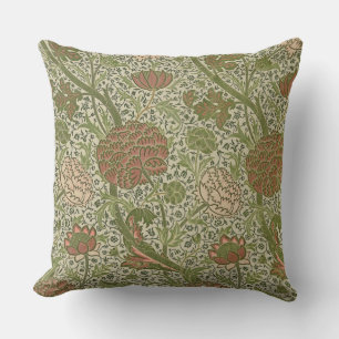 Coussin William Morris Cray Fleur de Sage Floral Botanique
