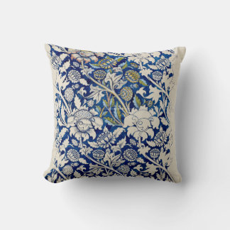Coussin William Morris Élégant Retro Personnalisé Dessous 