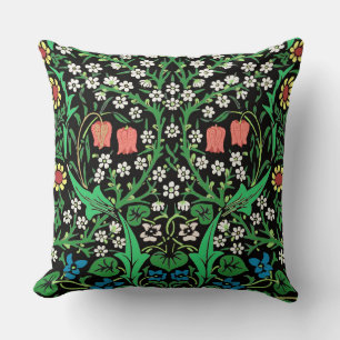 Coussin William Morris Jacobean Floral, Arrière - plan noi