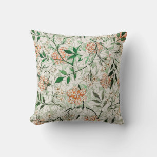 Coussin William Morris Jardin de Jasmin Fleur Classique