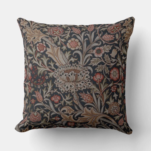 Coussin William Morris Motif décoratif (Recto)