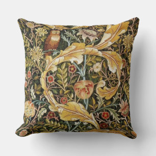 Coussin William Morris Owl et Acanthus