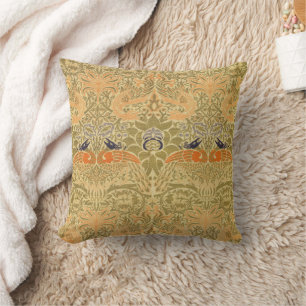 Coussin William Morris Peacock & Dragon Arts & Artisanat