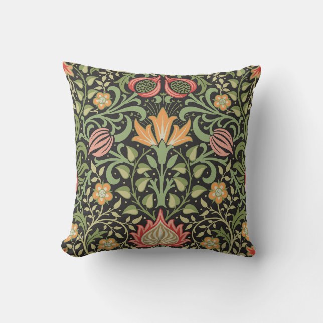 Coussin William Morris Persian Floral Antique (Recto)