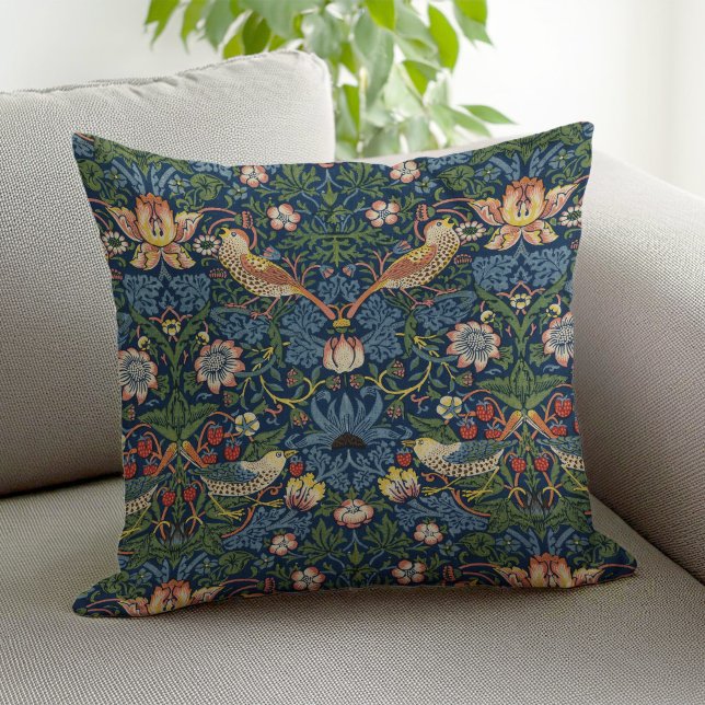 Coussin William Morris Strawberry Thief (Créateur téléchargé)