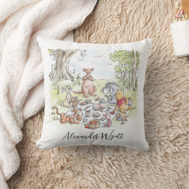 Coussin Winnie le pique-nique Pooh et Pals personnalisés (Couverture)