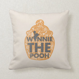 Coussin Winnie le pot de l'ouragan Floral
