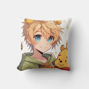 Coussin Winnie l'Ourson Anime Guy V10 Jetez l'oreiller