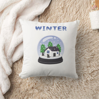 Coussin Winter Fidget Spinner Throw Pillow