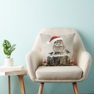 Coussin Winter Père Noël Bunny Wonderland