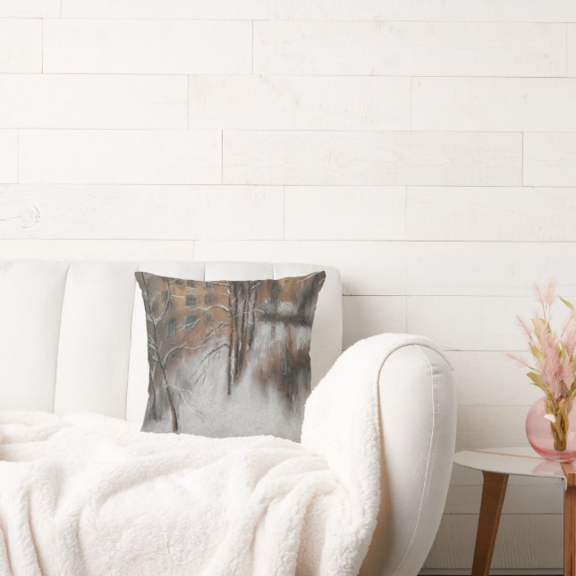 Coussin Winter Silence by the Window (Canapé)